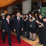 秘鲁总统下榻上海威斯汀大饭店